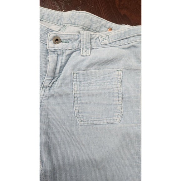 Polo Ralph Lauren Kelly Vintage Waist Pant‎ Bootcut Blue Corduroy Pants Sz 4x32 - Picture 9 of 11